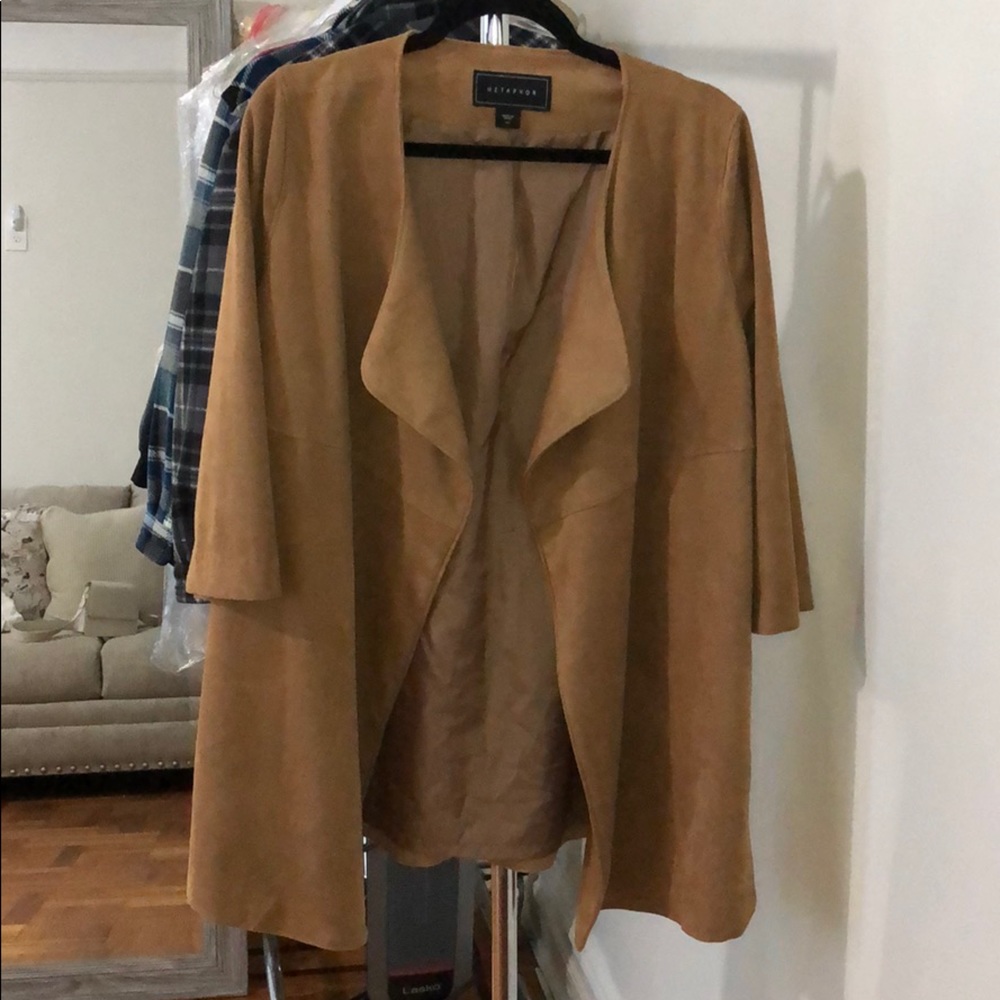 Tan suede jacket